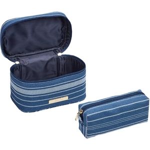 NWT 2 Piece Tartan & Twine Train Case